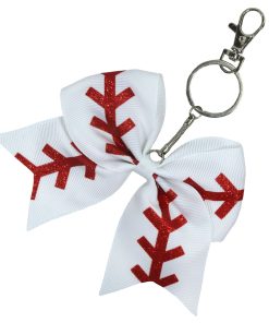 Cheer Sports Keychains for Girls Bow Key Chain
